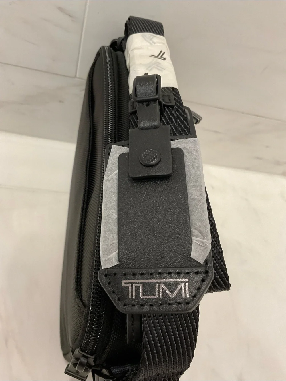 NEW Tumi Alpha Bravo MAYPORT 8.75” Ballistic Nylon Clutch Crossbody Bag - BLACK